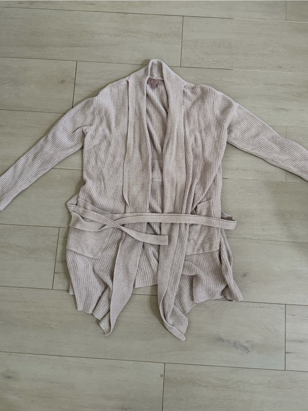 Barefoot Dreams Cozy Ribbed Robe Blush